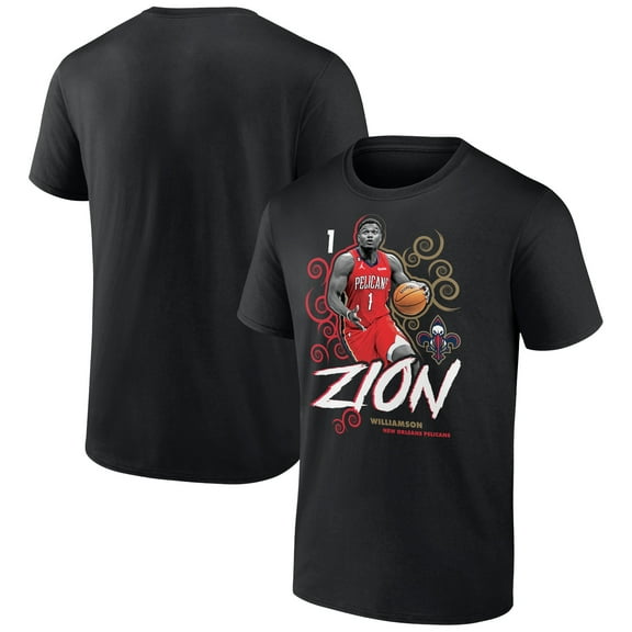 Men's Zion Williamson Black New Orleans Pelicans Competitor T-Shirt