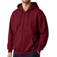 thumbnail image 1 of Men's Zip Up Hoodie Fleece Sweatshirt Jacket with Pockets,XL, 1 of 7