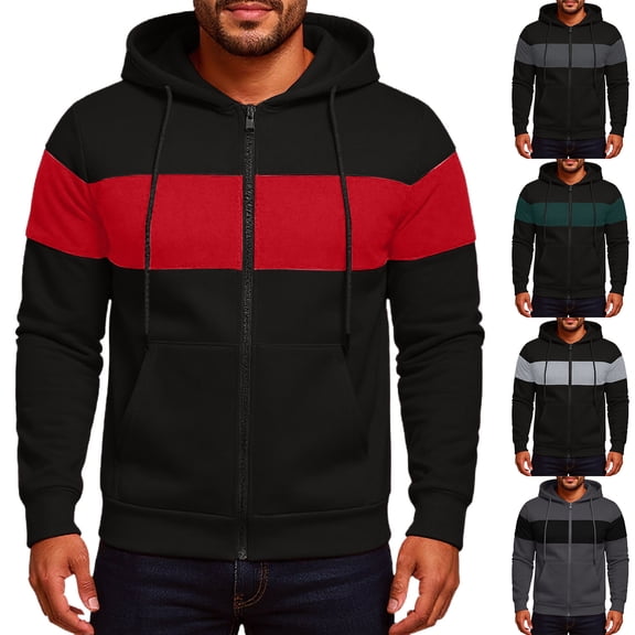 Men's Zipper Jacket Casual Retro Long Sleeved Cardigan Jacket for Fall Winter Daily Wear Holiday Season,Light Gray,L