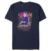 Men's Zombies 3 Zed Zombody Special  Graphic Tee Navy Blue Large