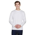 thumbnail image 1 of Men's Zone Performance Long-Sleeve T-Shirt WHITE S, 1 of 3