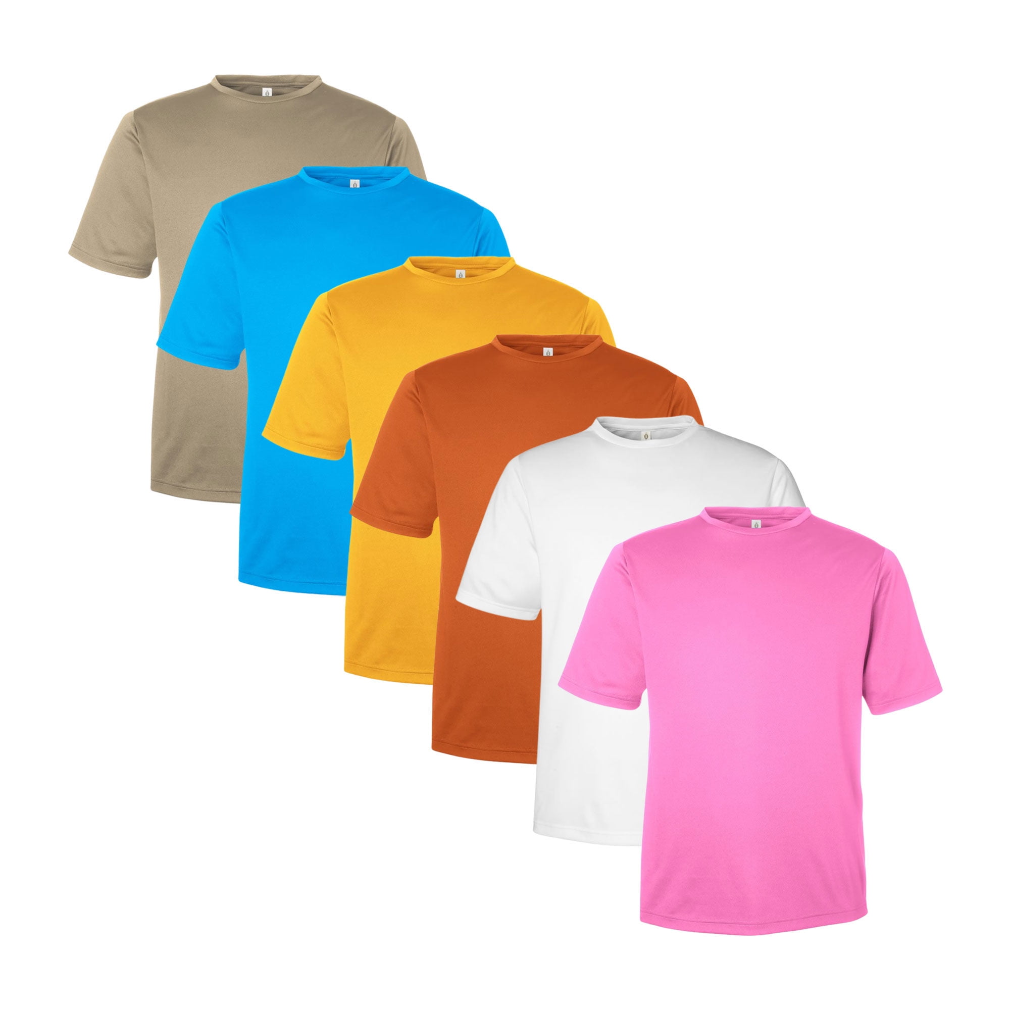 その他 Pastel Mens Crew Neck Tee size S Men's Zone Performance Mesh T-Shirt, 100% Polyester Interlock