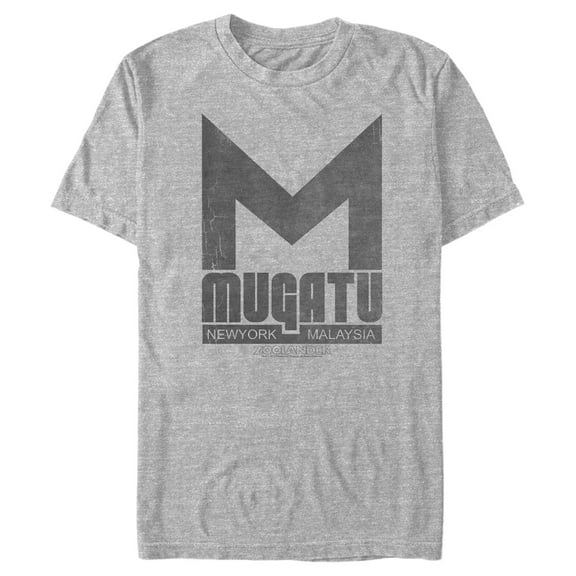Men's Zoolander Mugatu Logo Graphic Tee Athletic Heather Large