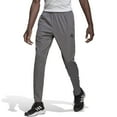 thumbnail image 1 of Men's adidas AEROREADY Game and Go Tapered Pants Color: Dark Gray Heather Size: XXL, 1 of 5
