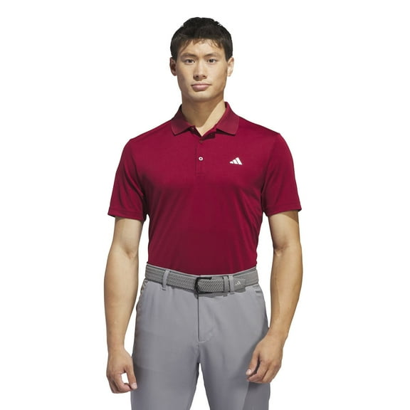 Men's adidas Adi Performance Golf Polo Shirt Color: Collegiate Burgundy Size: XL