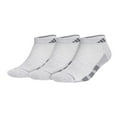 thumbnail image 1 of Men's adidas All Day Training 3-Pack Low Cut Socks Color: Cool Heather Onix Grey Size: 6-12, 1 of 4