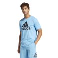 thumbnail image 1 of Men's adidas Classic Badge of Sport Tee Color: Semi Blue Burst Size: S, 1 of 5
