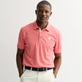 thumbnail image 1 of Adidas Golf Men’s Core Heather Polo Shirt- Short Sleeve Top, 2X-Large Pure Ruby -, 1 of 4