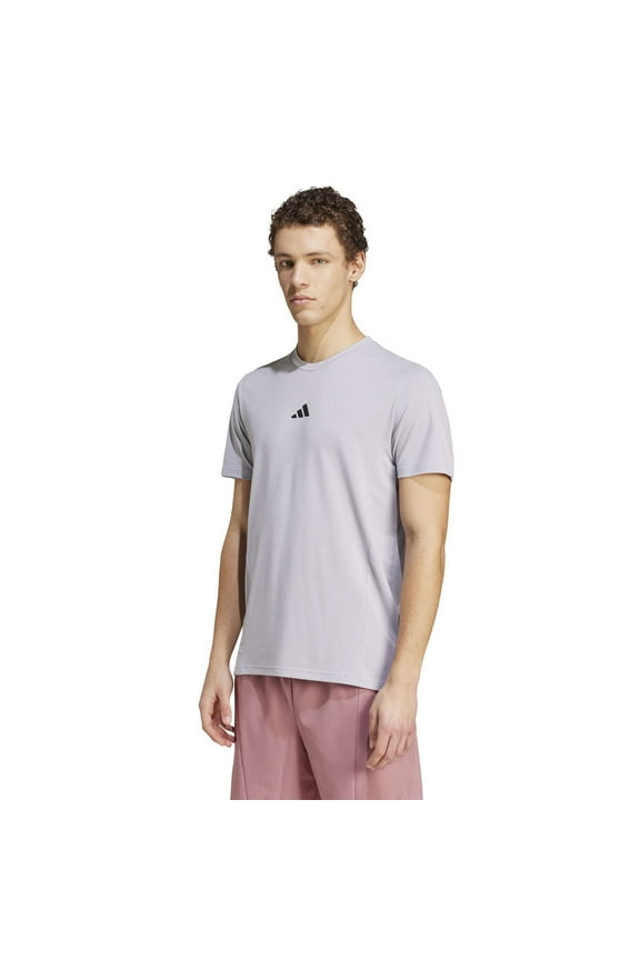 Men's adidas Designed for Training Workout T-Shirt Color: Glory Grey Mel Size: S