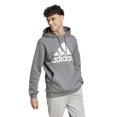 thumbnail image 1 of Men's adidas Essential Big Logo Fleece Hoodie Color: Grey Four Size: XXL, 1 of 4
