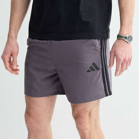 Men's adidas Essentials 3-Stripes Chelsea Sportswear Shorts Color: Grey Strata Size: S