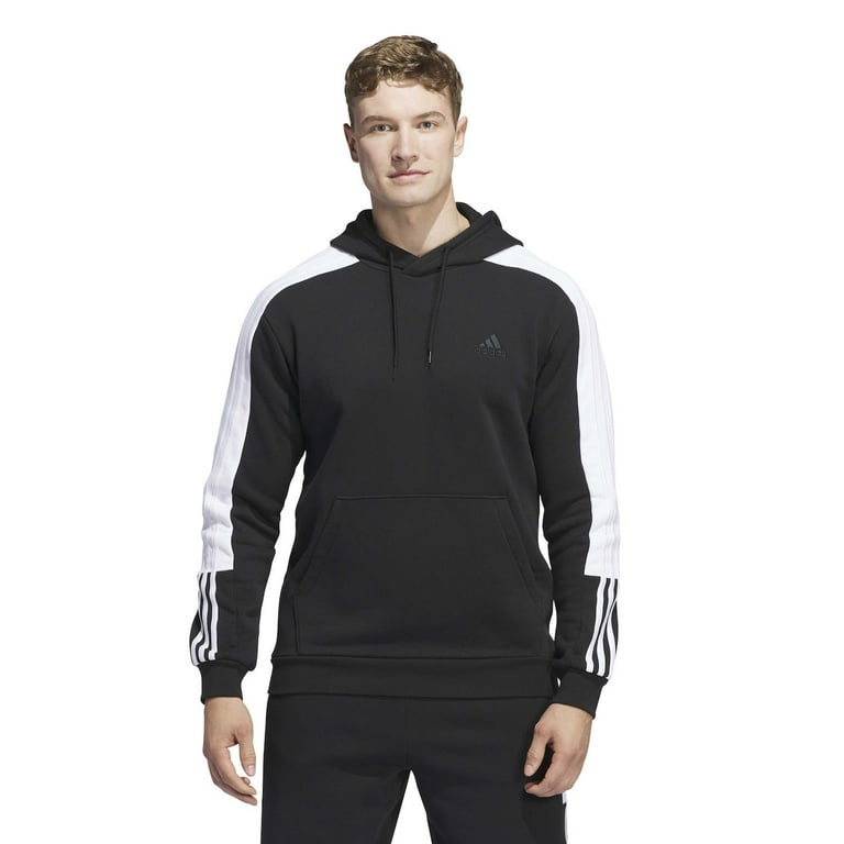 Men's adidas Essentials 3-Stripes Fleece Sportswear Hoodie Color