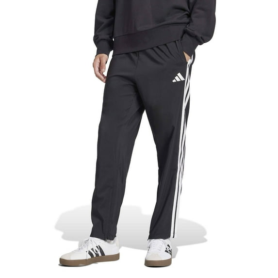 Men's adidas Essentials 3-Stripes Stanford Sportswear Pants Color: Black Size: XL