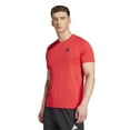 thumbnail image 1 of Men's adidas Essentials AEROREADY Training T-Shirt Color: Lucid Red Size: M, 1 of 4