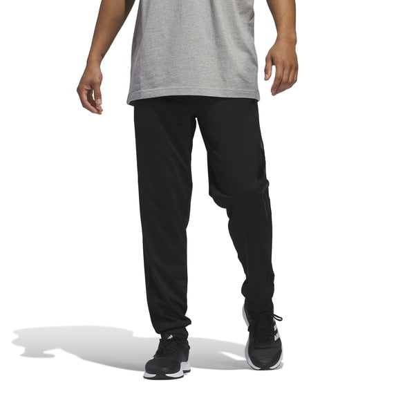 Men's adidas Essentials Camo Tricot Track Pants Color: Black Gray Size: L