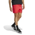 thumbnail image 1 of Men's adidas Essentials Small Logo Chelsea Sportswear Cargo Shorts Color: Pure Ruby Size: XL, 1 of 4