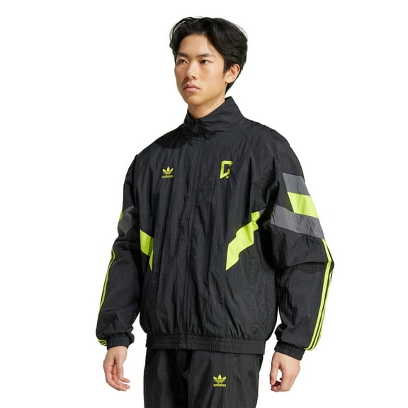 Men's adidas Originals  Black Columbus Crew Culturewear Collection Full-Zip Track Jacket