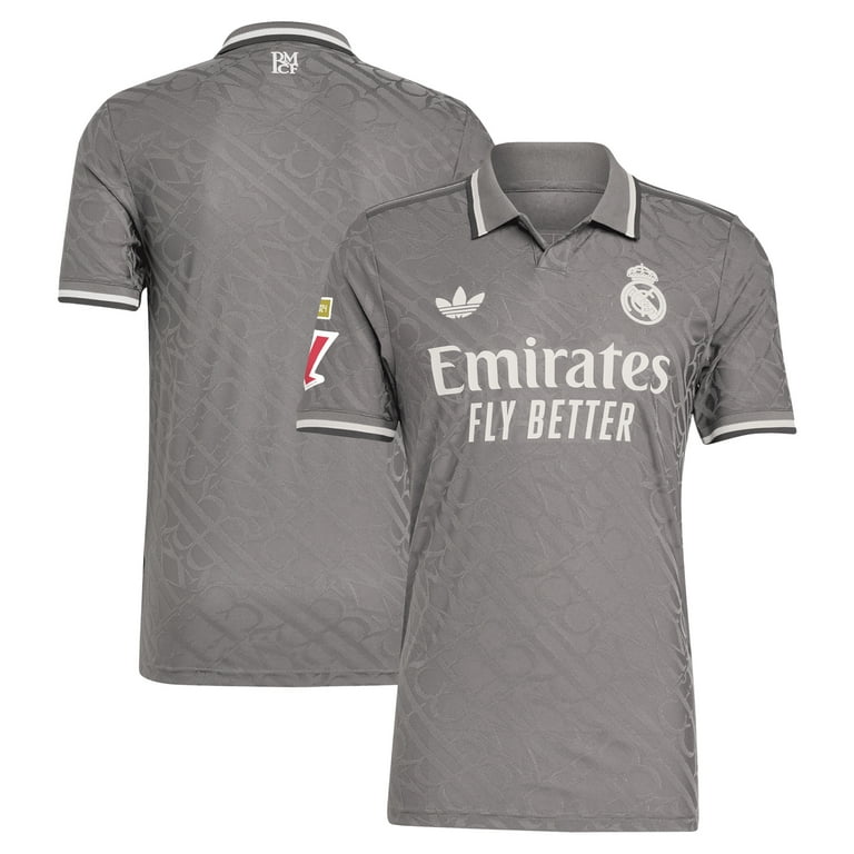 ★★Adairs★★ Real Madrid 2425 Third Jersey Charcoal IY1763 Men's adidas Originals Charcoal Real Madrid 2024/25 Third