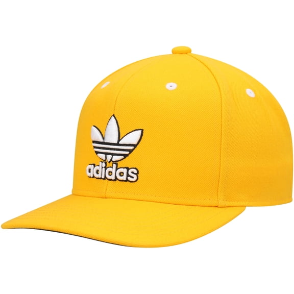 Men's adidas Originals Gold Modern Pre-Curved Snapback Hat - OSFA