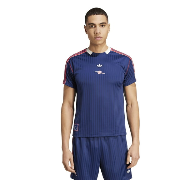 Men's adidas Originals  Navy Arsenal Terrace Icons Collection Fashion Jersey