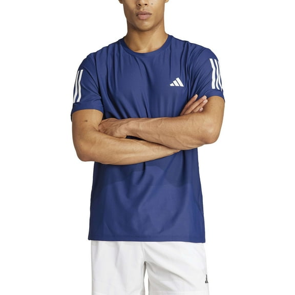 Men's adidas Own The Run Running Tee Color: Dark Blue Size: M