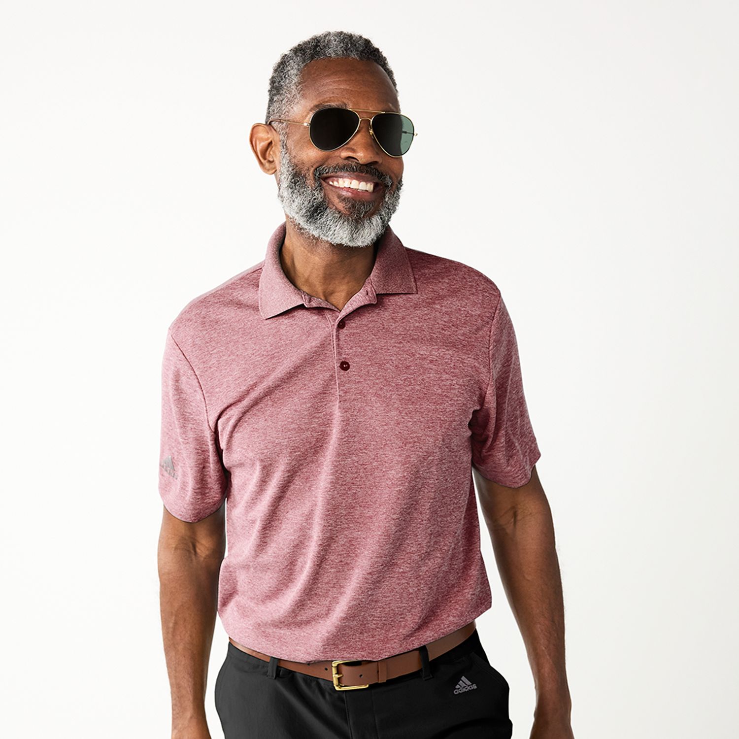 Burgundy golf shirt clearance