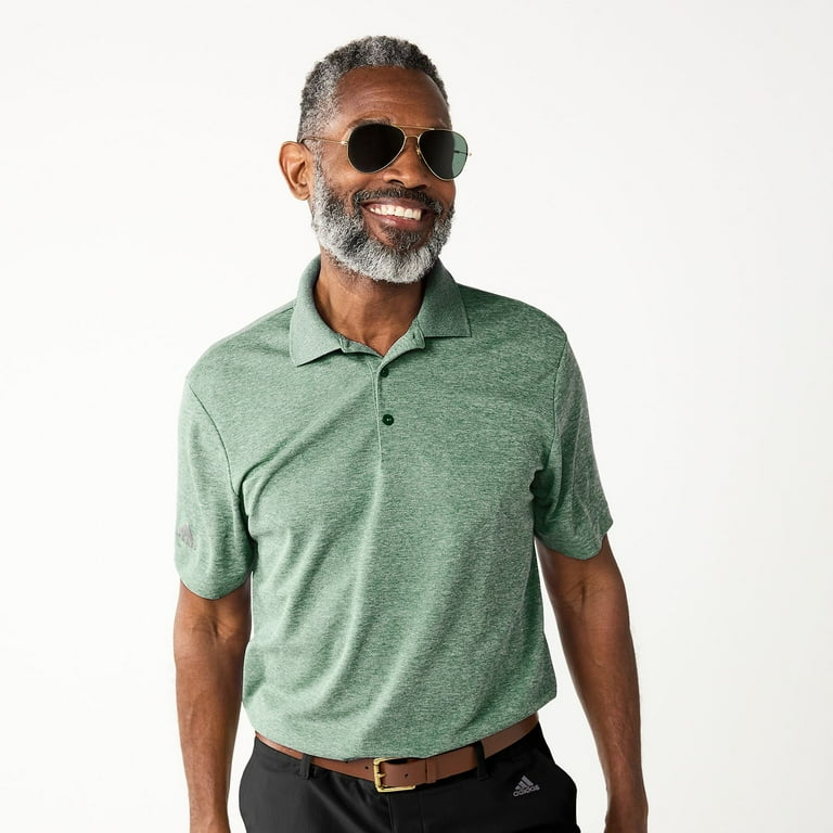 adidas Performance Golf Polo Shirt- Green adidas Performance Golf Polo Shirt- Green