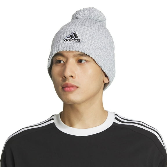 Men's adidas Recon 4 Pompom Beanie Color: White Size: N/A
