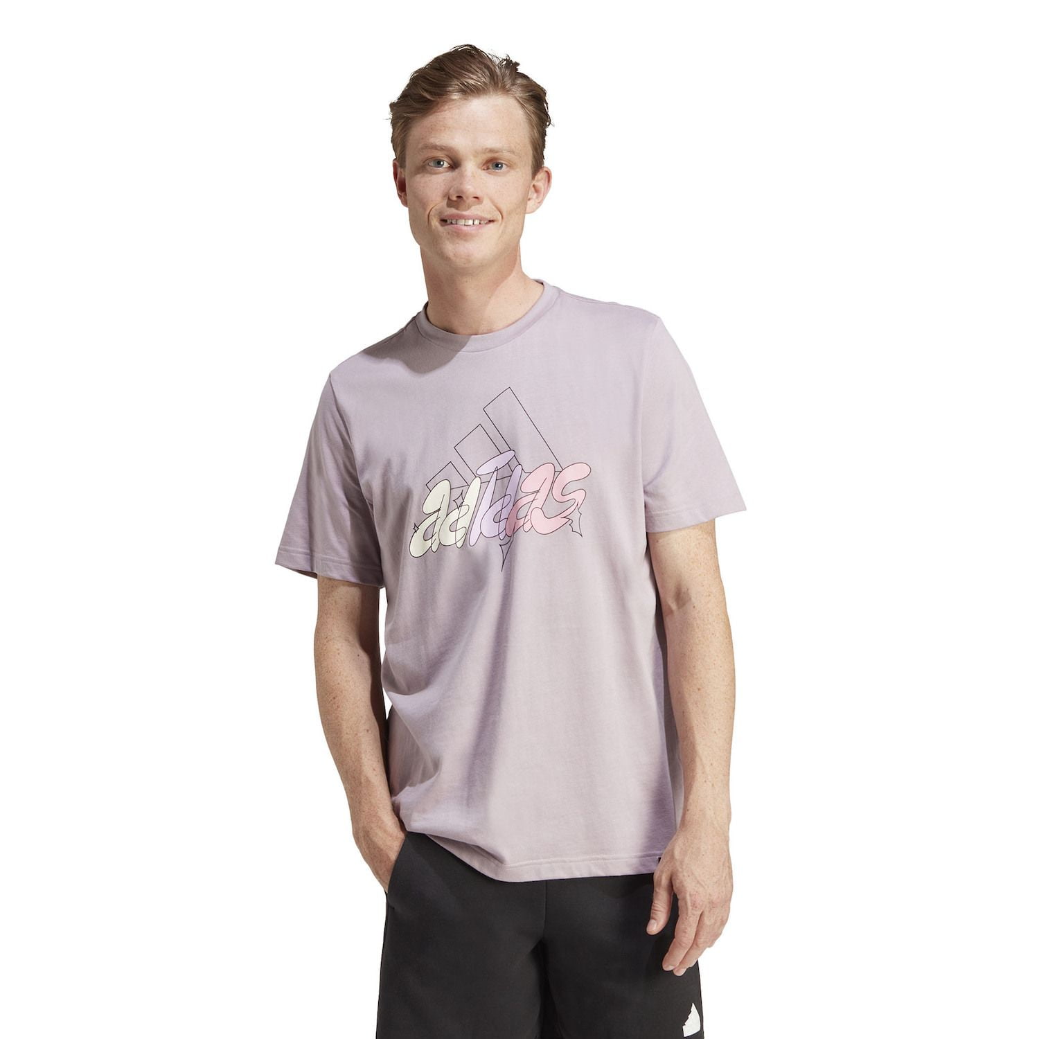 人気【ADIDAS】 Illustrate Badge Of Sport Mens Tee Men's adidas Sportswear Illustrated Badge Graphic Tee Color