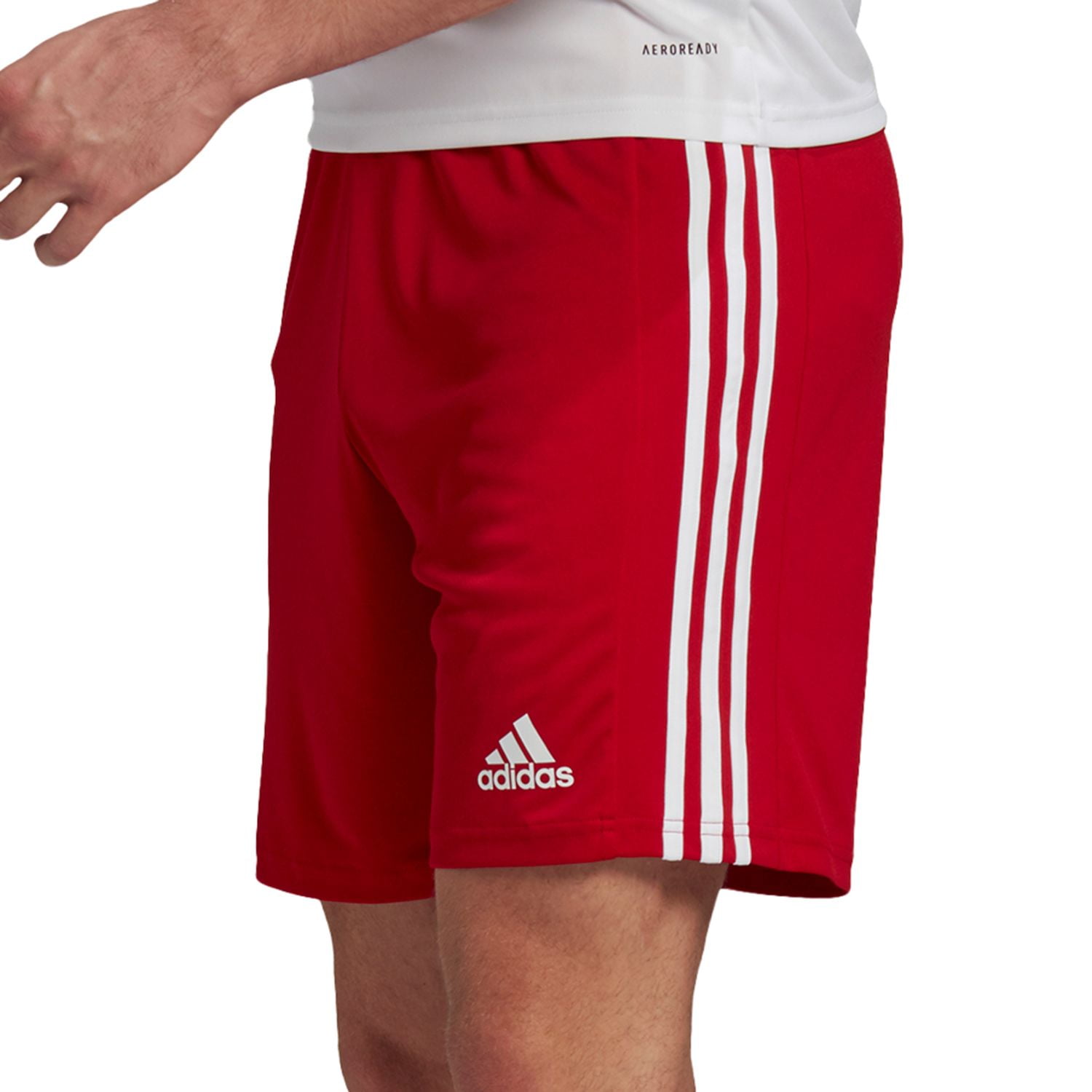 Men's adidas Squadra 21 Shorts Color: Team Power Red Size