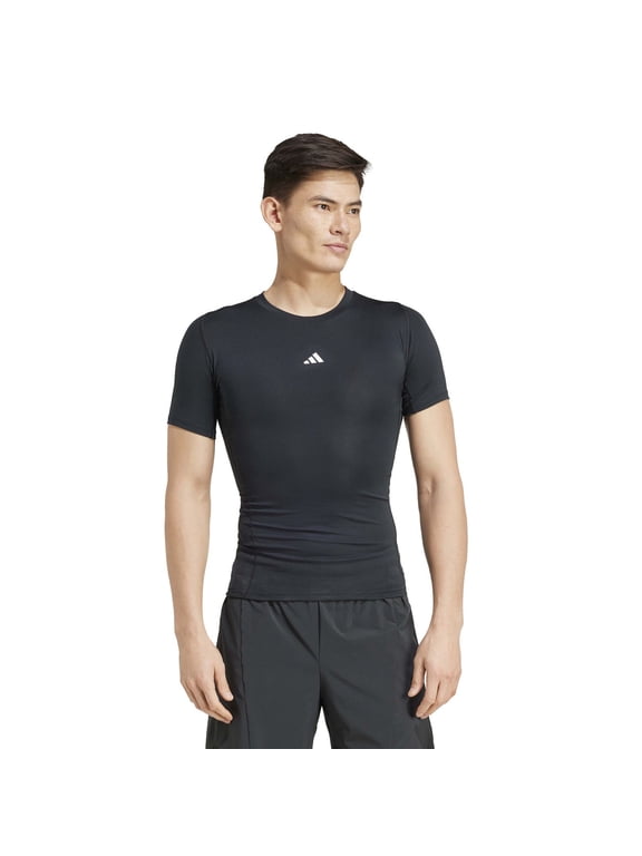 Men's adidas Techfit Training T-Shirt Color: Black Size: XL