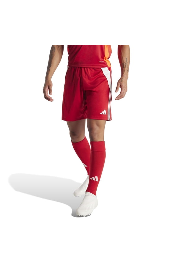 Men's adidas Tiro 24 Soccer Shorts Color: Red Size: L