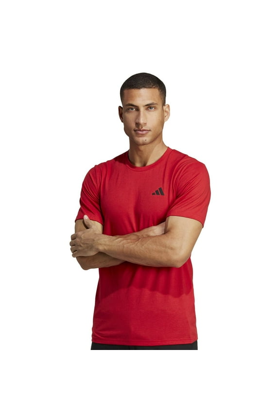 Men's adidas Train Essentials Feelready Training Tee Color: Better Scarlet Size: S