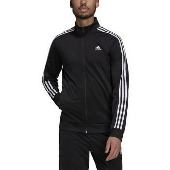 Men's adidas Tricot Track Jacket Color: Black White Size: XL