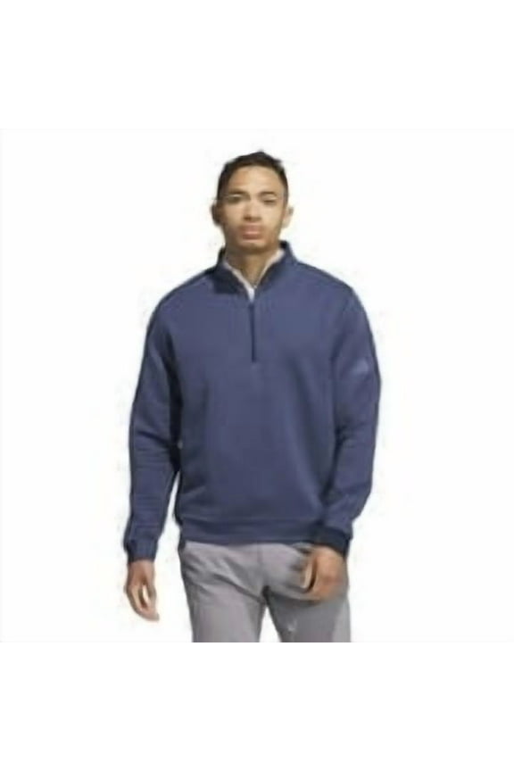 Golf Men's Standard Ultimate365 DWR Textured Quarter-Zip Pullover, Collegiate Navy,Preloved Ink