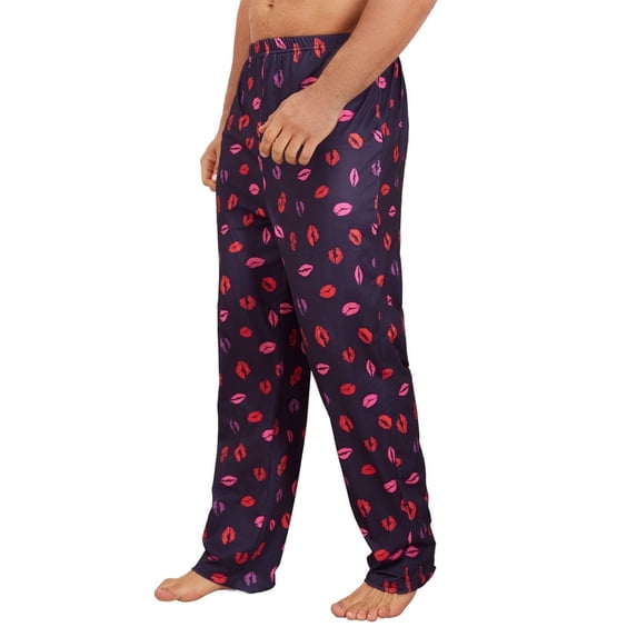 Men's all-season breathable and loose-fitting milk silk casual pajama pants