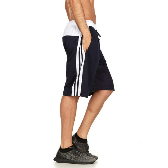 Men's and Big Men's 9" Active Shorts, Mesh Athletic Gym shorts with pockets, Sizes up to 3X