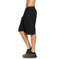 thumbnail image 1 of Men's and Big Men's 9" Active Shorts, Mesh Athletic Gym shorts with pockets, Sizes up to 3X, 1 of 5