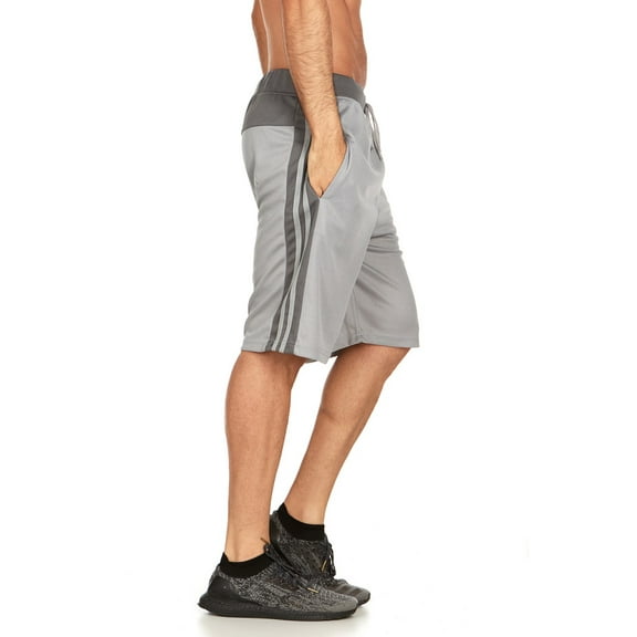 Men's and Big Men's 9" Active Shorts, Mesh Athletic Gym shorts with pockets, Sizes up to 3X