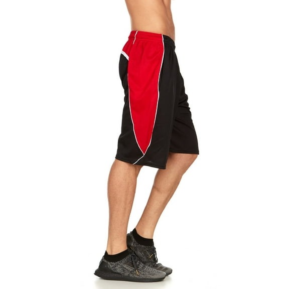 Men's and Big Men's 9" Active Shorts, Mesh Athletic Gym shorts with pockets, Sizes up to 3X