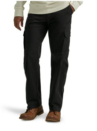 Wrangler® Men's Five Star Premium Relaxed Fit Flex Cargo Pant in Black