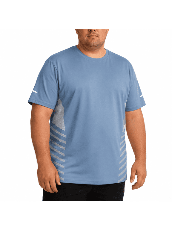Men's and Big Men's Graphic Short Sleeve Cotton T-Shirt, Sizes 1XL-6XL