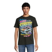 Men's and Big Men's King of the Streets Graphic Tee with Short Sleeves, Sizes S-3XL