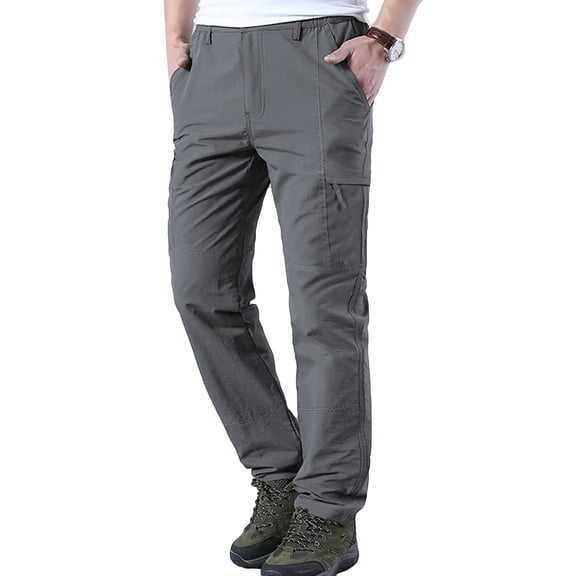 Men's and Big Men's Legacy Stretch Straight Leg Multi Zip Pocket Durable Work Cargo Pants
