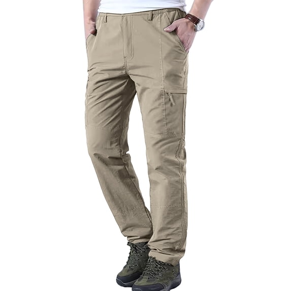 Men's and Big Men's Legacy Stretch Straight Leg Multi Zip Pocket Durable Work Cargo Pants
