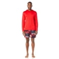 thumbnail image 1 of Men's and Big Men's Reebok Long Sleeve Hooded Rashguard, Sizes S-3XL, 1 of 6