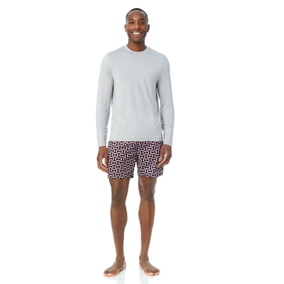 Men's and Big Men's Reebok Long Sleeve Rashguard, Sizes S-3XL