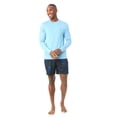 thumbnail image 1 of Men's and Big Men's Reebok Long Sleeve Rashguard, Sizes S-3XL, 1 of 5
