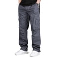 thumbnail image 1 of Men's and Big Men's Regular Fit Stretch Twill Multi Pocket Outdoor Work Cargo Bottoms, 1 of 8