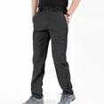 thumbnail image 1 of Men's and Big Men's Relaxed Fit Stretch Straight Leg Zip Multi Pocket Cargo Work Pants, 1 of 8